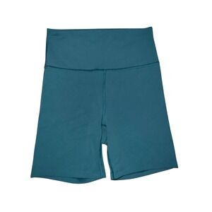 All in Motion Everyday Soft Ultra High Rise Shorts 6" Inseam Womens Small Green